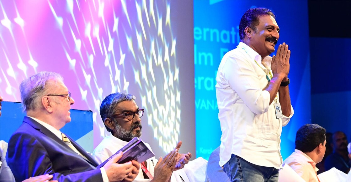 Prakash Raj at IFFK. Photo: Manorama