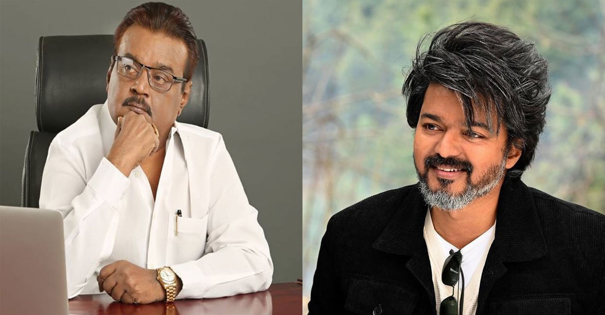 Vijayakanth, Vijay. Photo: Instagram