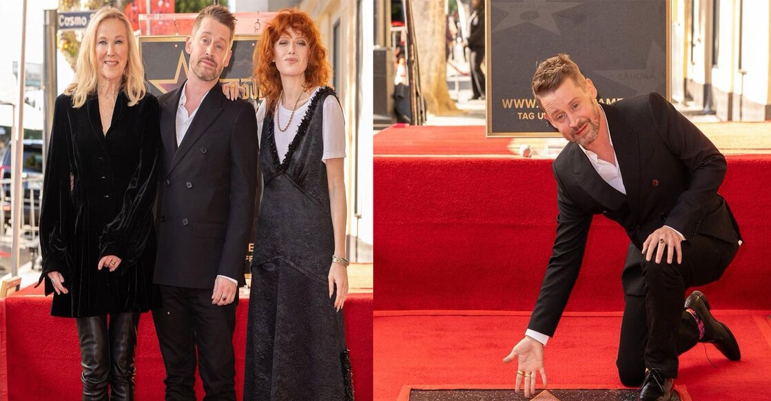 Home Alone stars. Photo: Instagram/Hollywood Walk of Fame