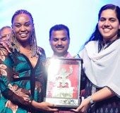 Kenyan director Wanuri Kahiu receives 'Spirit of Cinema'award at 28th IFFK