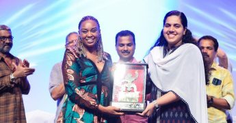 Kenyan director Wanuri Kahiu receives 'Spirit of Cinema'award at 28th IFFK