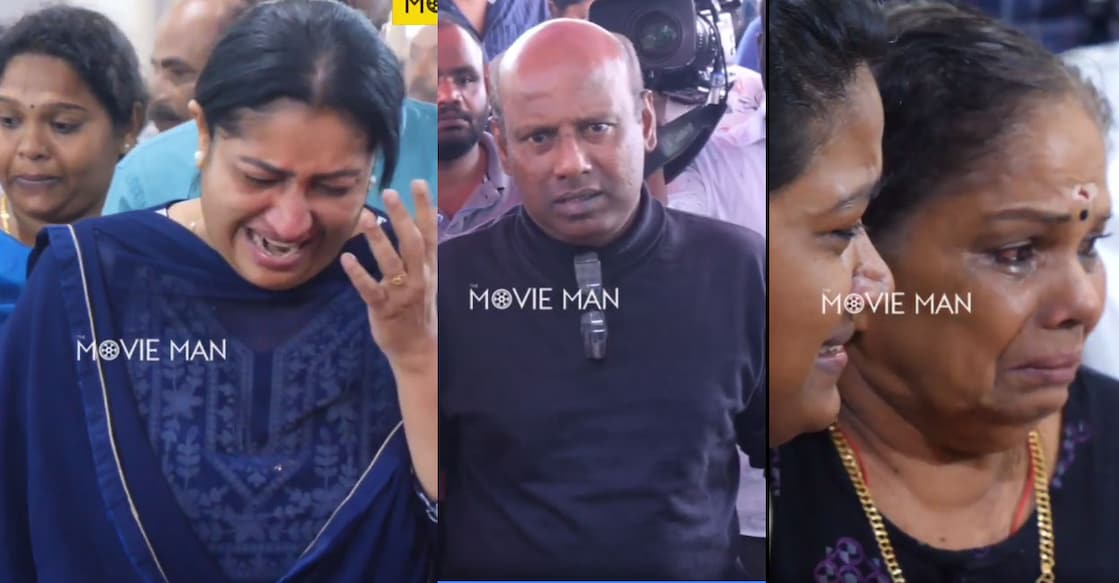 Various TV show hosts, actors and comedians from the Malayalam industry reached the Puthenpally auditorium at Varappuzha on Thursday. Video stills