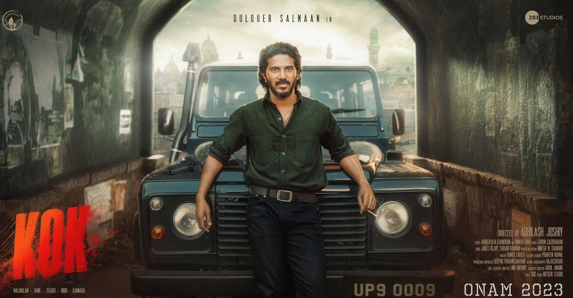 king-of-kotha The actor sports a getup in the poster, which almost reminds the audience of his rugged look in his debut movie 'Second Show'. Photo: Movie poster