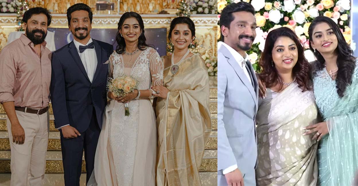 Actor Dileep spotted at wedding reception of Meera Jasmine's niece ...