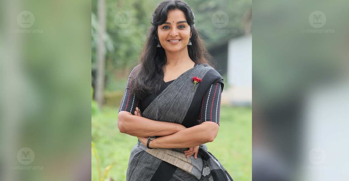 Manju Warrier essays the role of a panchayat member KP Sunanda in the film 'Vellaripattanam'. Photo: Manorama