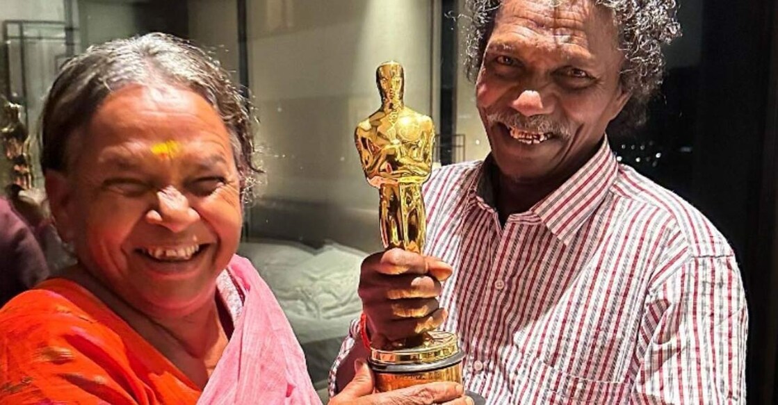 'The Elephant Whisperers' tells the story of an indigenous couple named Bomman and Bellie who are entrusted with an orphaned baby elephant named Raghu. Photo: IANS