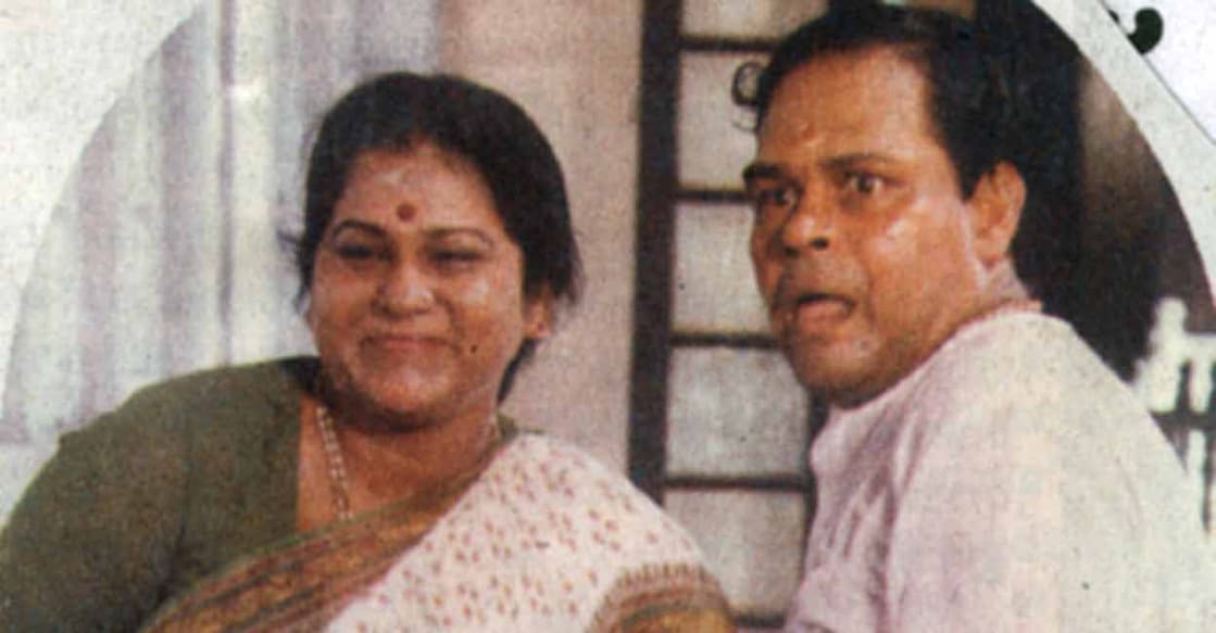 Innocent and KPAC Lalitha as Unnithan and Bhasura in Manichitrathazhu.
