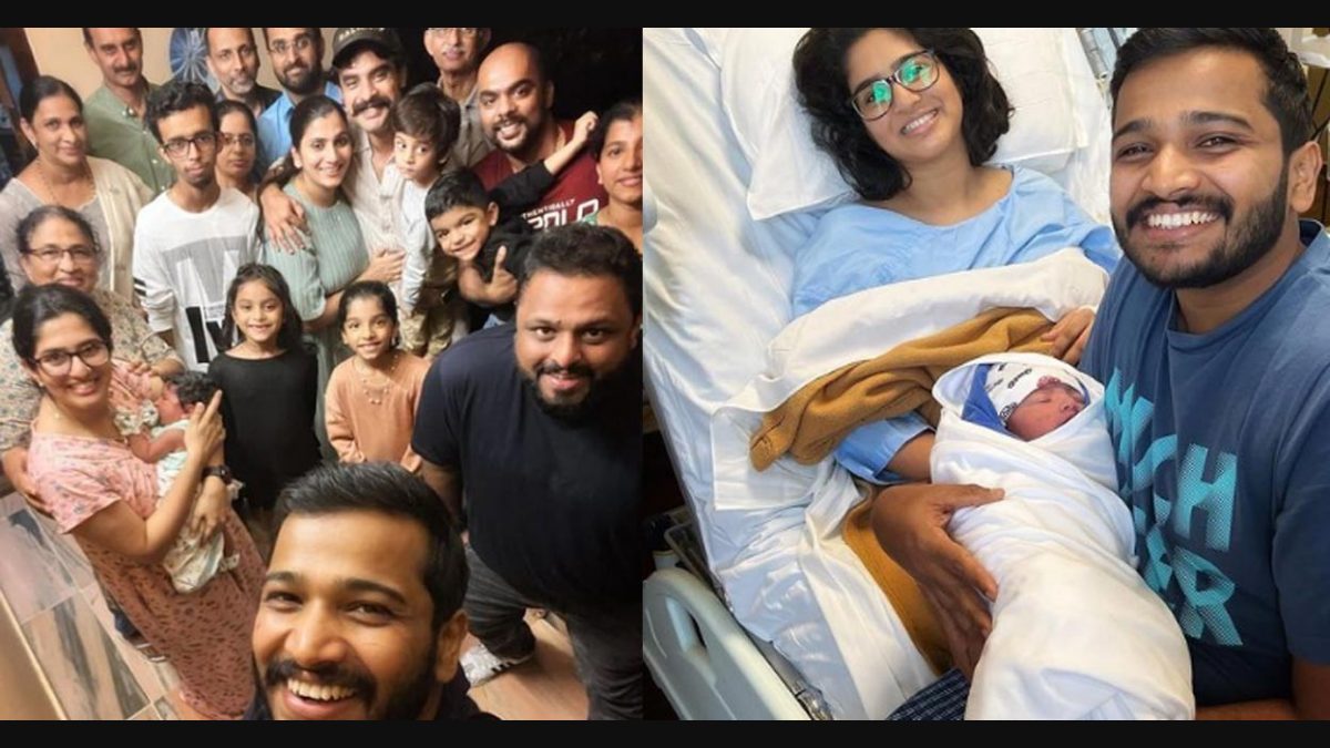 Tovino Thomas family visits Basil Joseph s baby daughter Hope