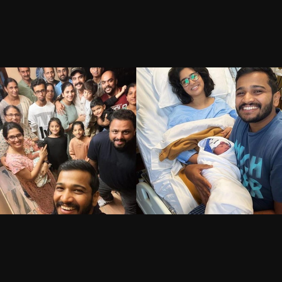 Tovino Thomas family visits Basil Joseph s baby daughter Hope