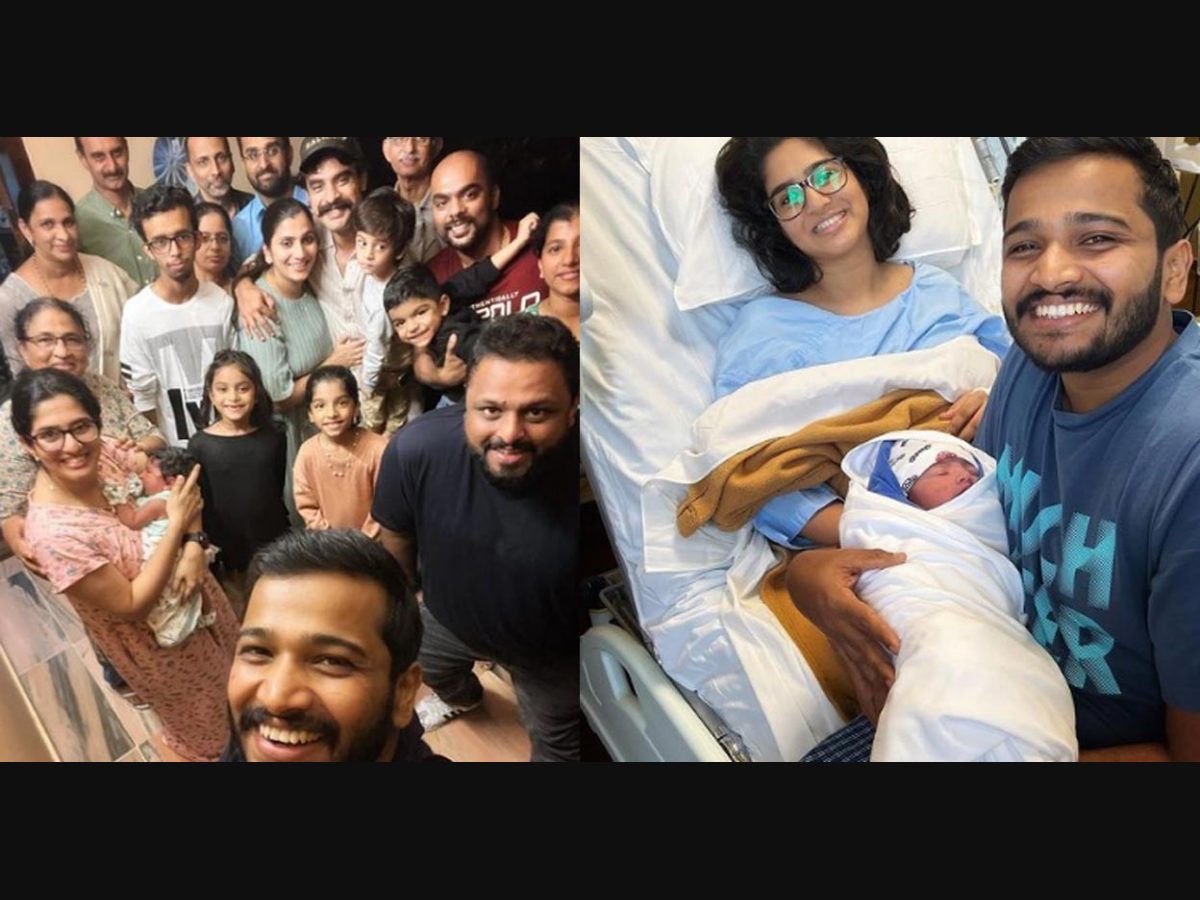 Tovino Thomas family visits Basil Joseph s baby daughter Hope