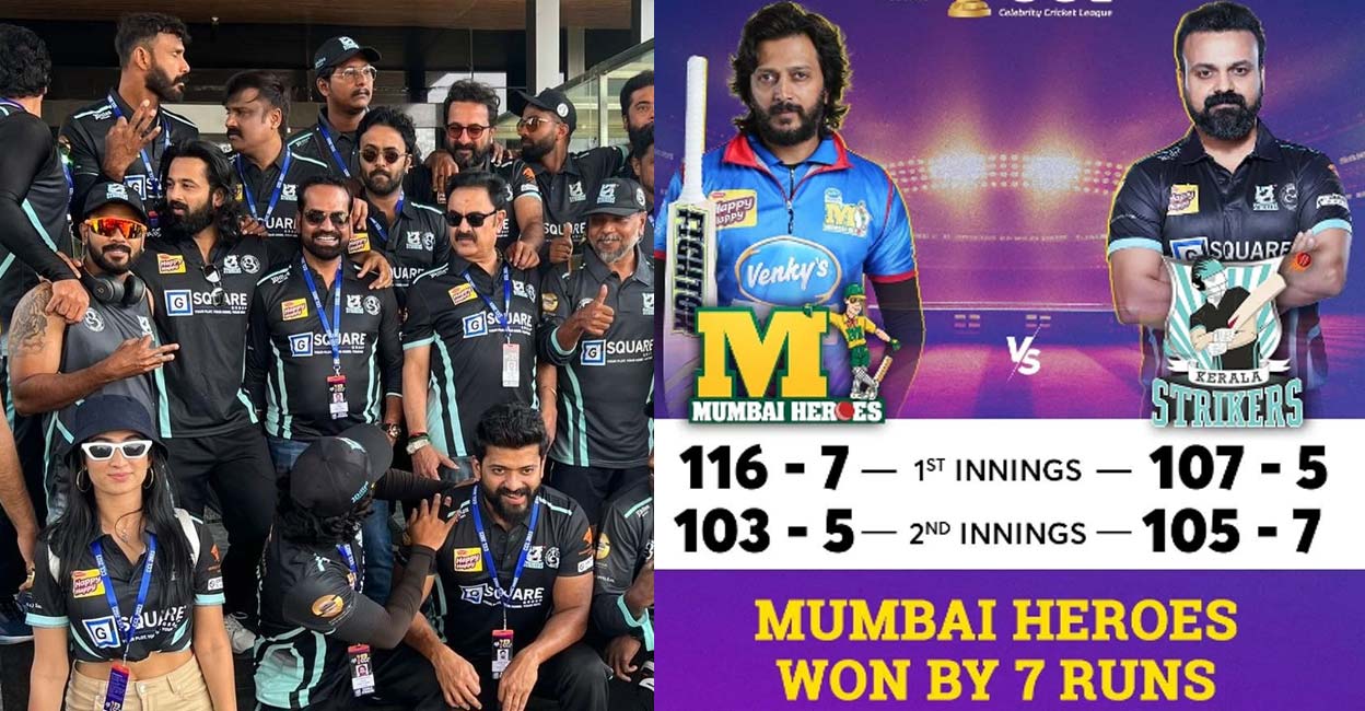 kerala-stikers-team It was Lal Jr. in the eighth over who stopped Mumbai from rushing toward a big score. Photo: Manoramaonline