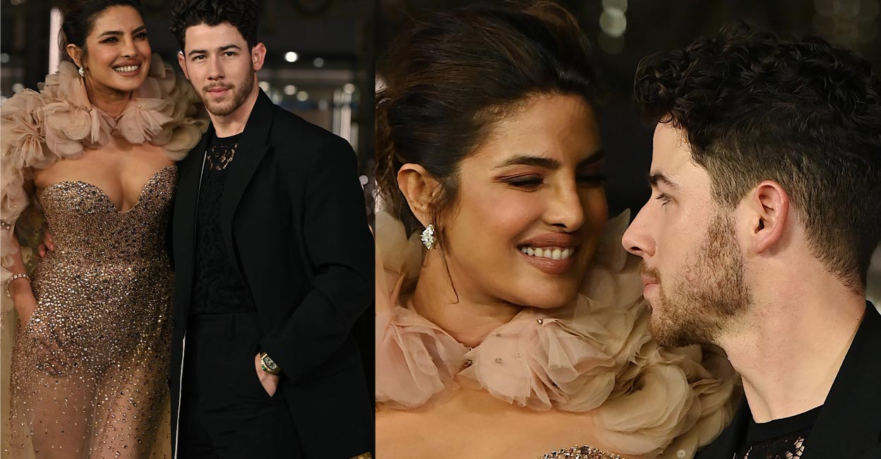 'Citadel' star Priyanka Chopra and her husband Nick Jonas landed in Mumbai on Friday afternoon, along with their daughter Malti Marie. Photo: AFP| Sujit Jaiswal