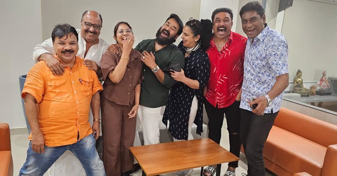 The celebration was held at the AMMA office in Kochi. Photo: Instagram | rachananarayankutty