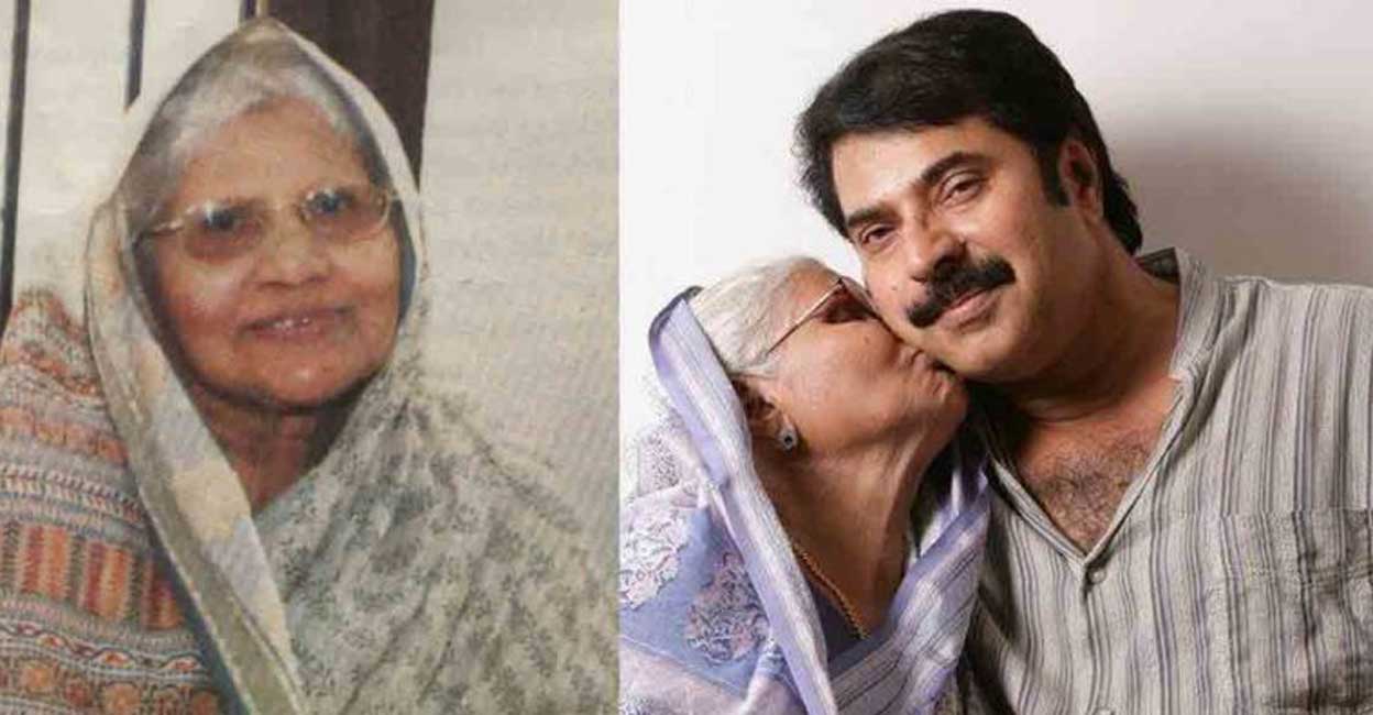 Mammootty, mother Fatima The burial will take place today at 4:00 PM at the Chempu Juma Masjid Kabristan. Photo: Manorama