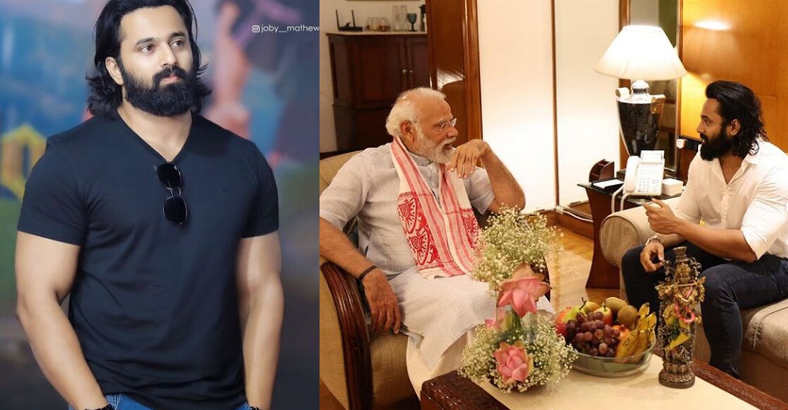 Unni said he plans to follow every advice given to him by Prime Minister Modi. Photo: Instagram