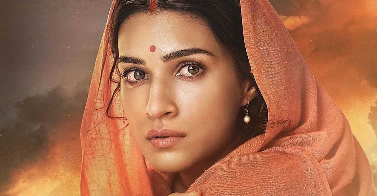 Adipurush Makers Release Kriti Sanons Motion Poster As Sita On Sita Navami Onmanorama