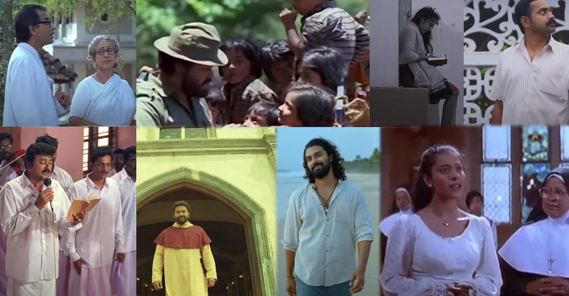 Some of the movies have the church as the background.