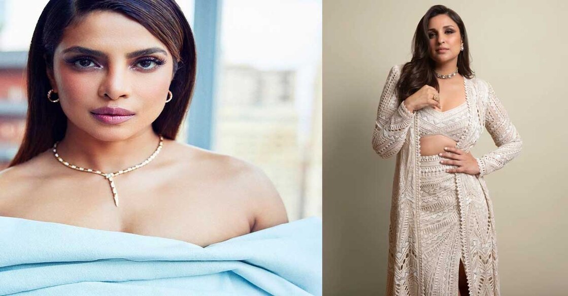 Priyanka Chopra, who is also the bridesmaid, arrived in India for the pre-wedding festivities and was spotted at the Indira Gandhi International Airport. Photo: Priyanka/Parineeti/Instagram