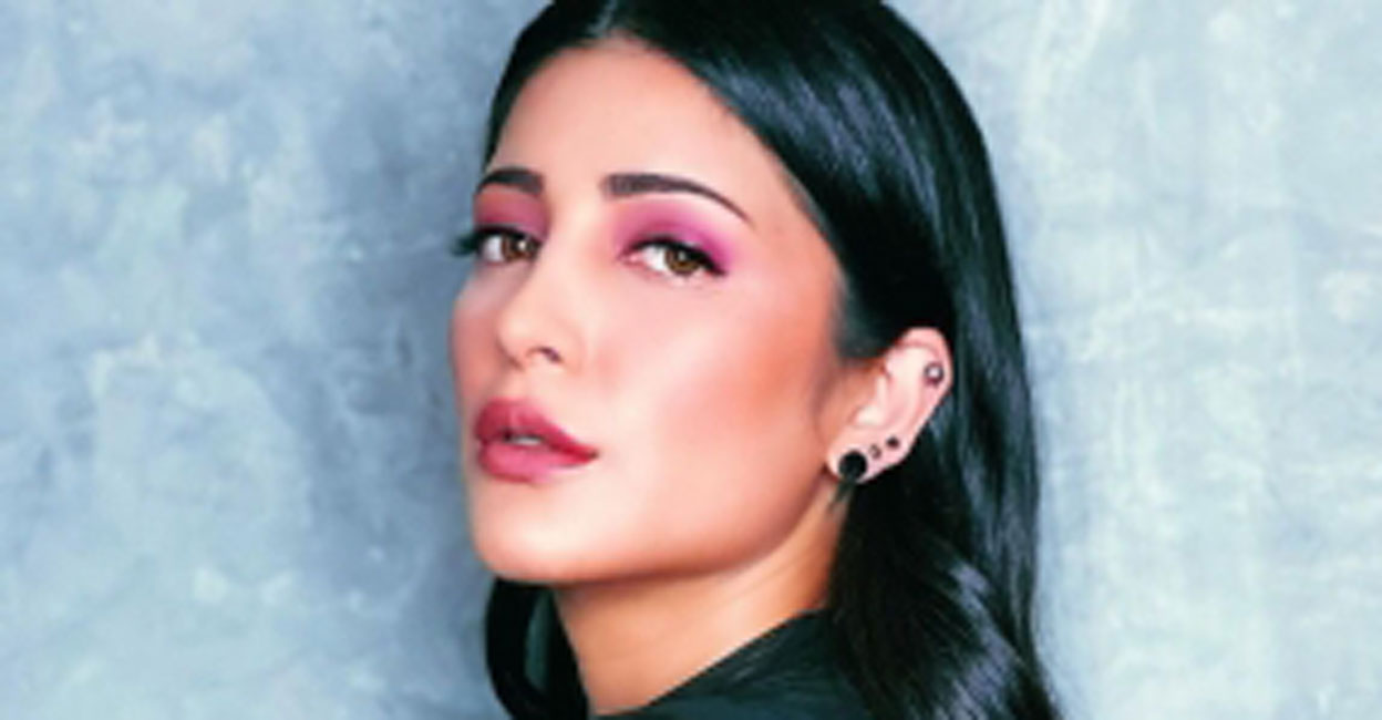 On the work front, Shruti awaits the release of her international project 'The Eye'. Photo: IANS
