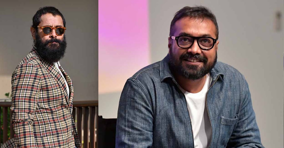 Combo image of Chiyaan Vikram and Anurag Kashyap. Photos: AFP