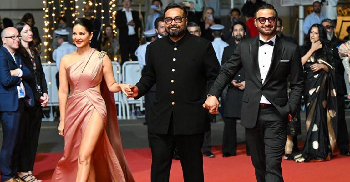 Kashyap was joined at the festival by actors Rahul Bhatt and Sunny Leone. Photo: IANS