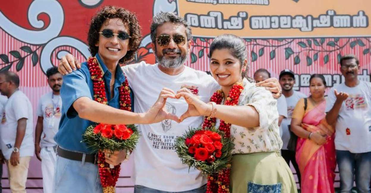 The pooja function held at Payyannur College was a colourful event. Photo: Manorama