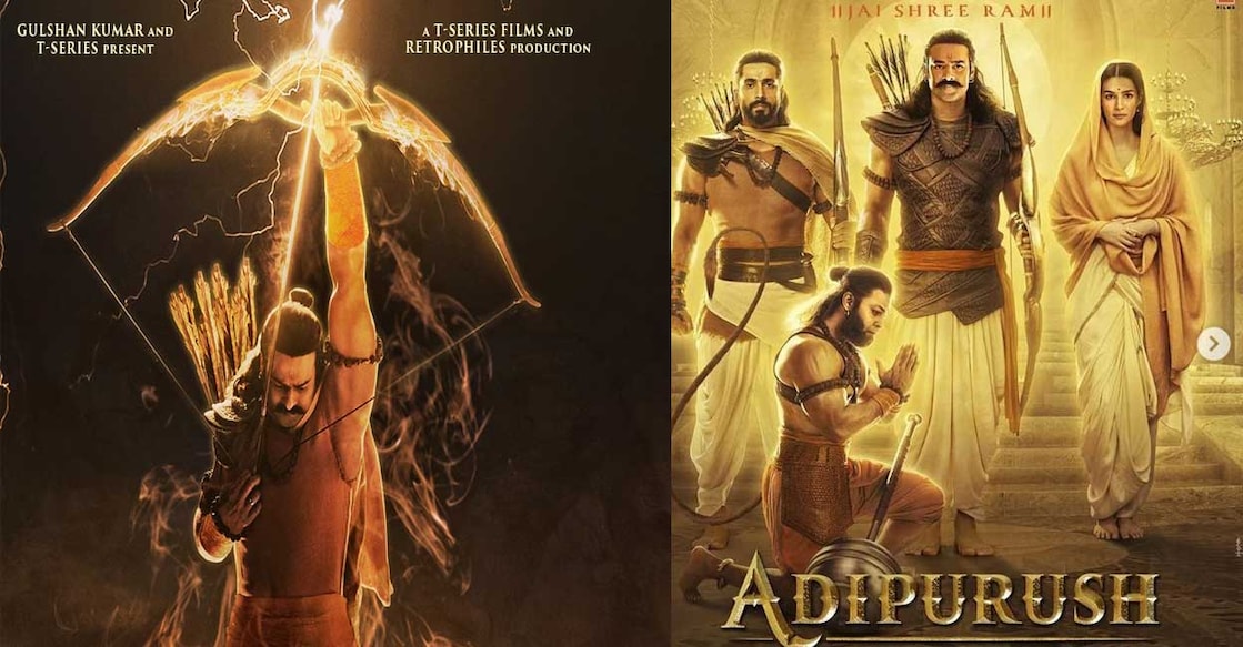 Adipurush movie posters. Photo: IMDb