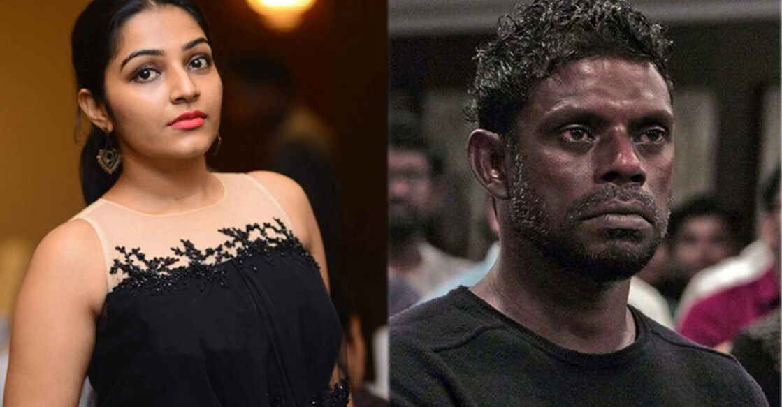 Rajisha has always appreciated Vinayakan both for his looks and personality. Photo: Imdb