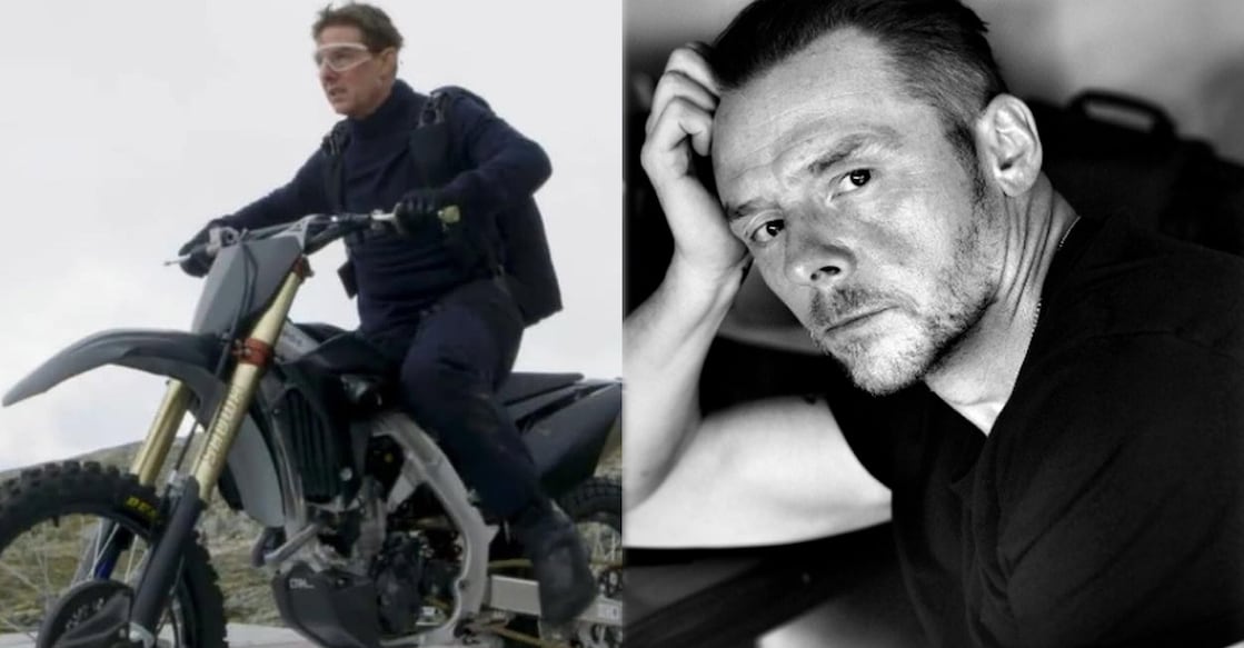 simon-pegg-tom-cruise The movie features some very detailed and elaborate stunt-work. Photo: IANS | Instagram (simonpegg)