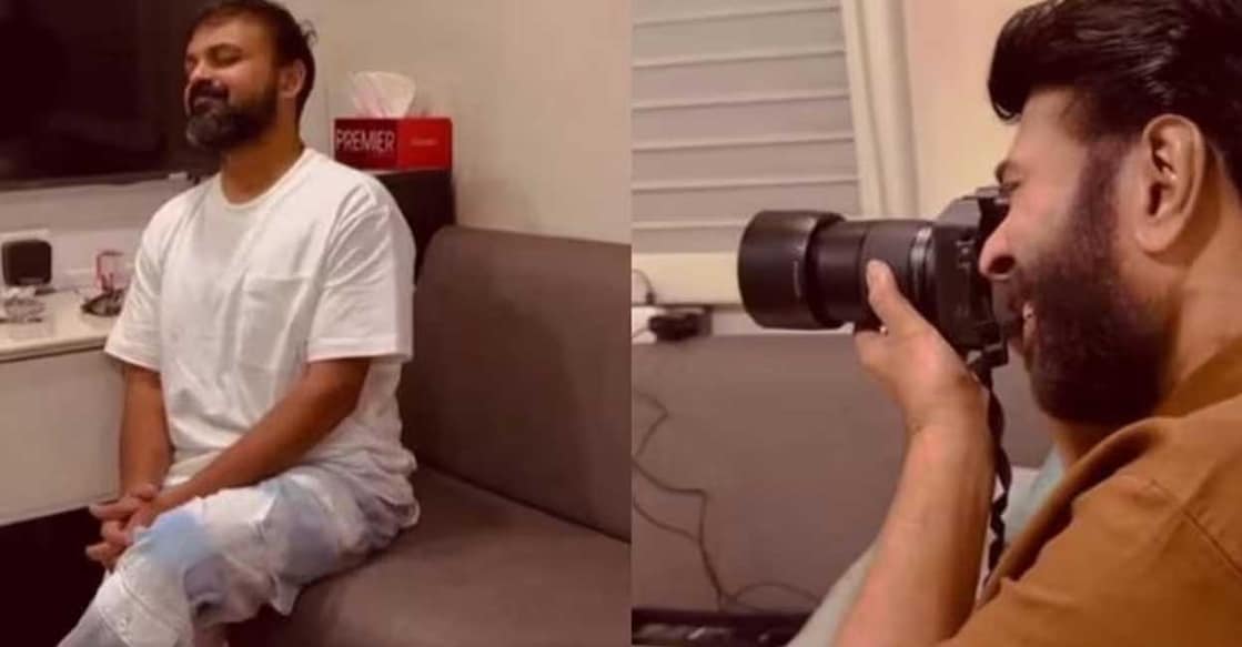 Now, joining the esteemed list of celebrities captured by Mammootty is Kunchacko Boban. Photo: Kunchacko Boban/Facebook