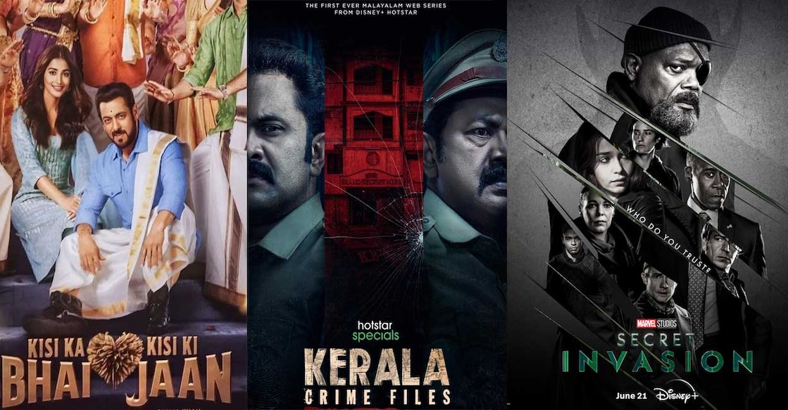 Posters of OTT releases this week. Photo: IMDb