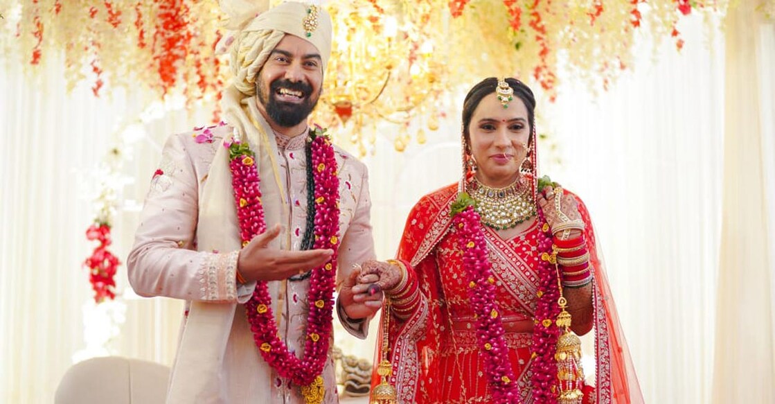 The actor and his wife Seema hail from Haryana. Photo: Special arrangement