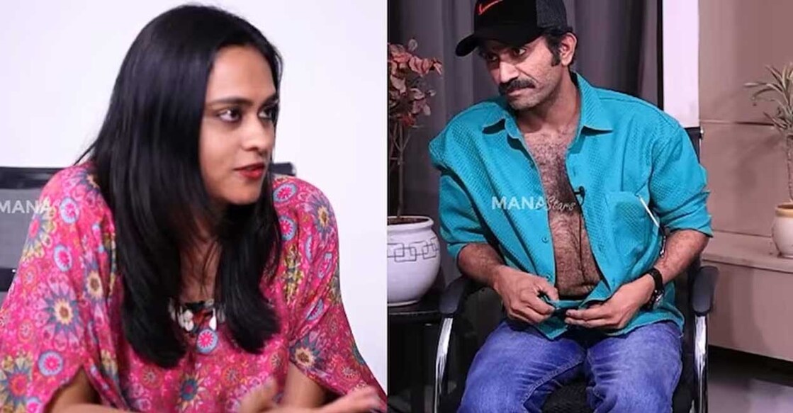 The interview was done as part of the promotion of his first Telugu movie ‘Rangabali’. Photo: Youtube/@ManaStarsdotcom