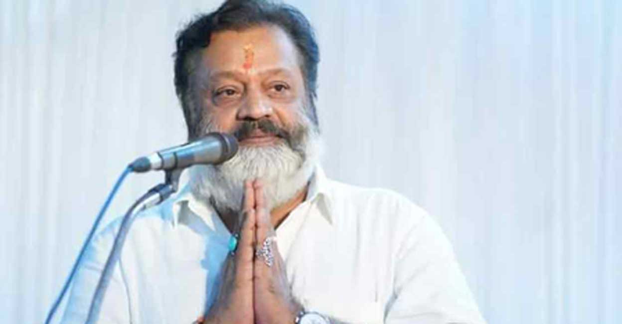 Actor-politician Suresh Gopi nominated president of Satyajit Ray Film & Television Institute