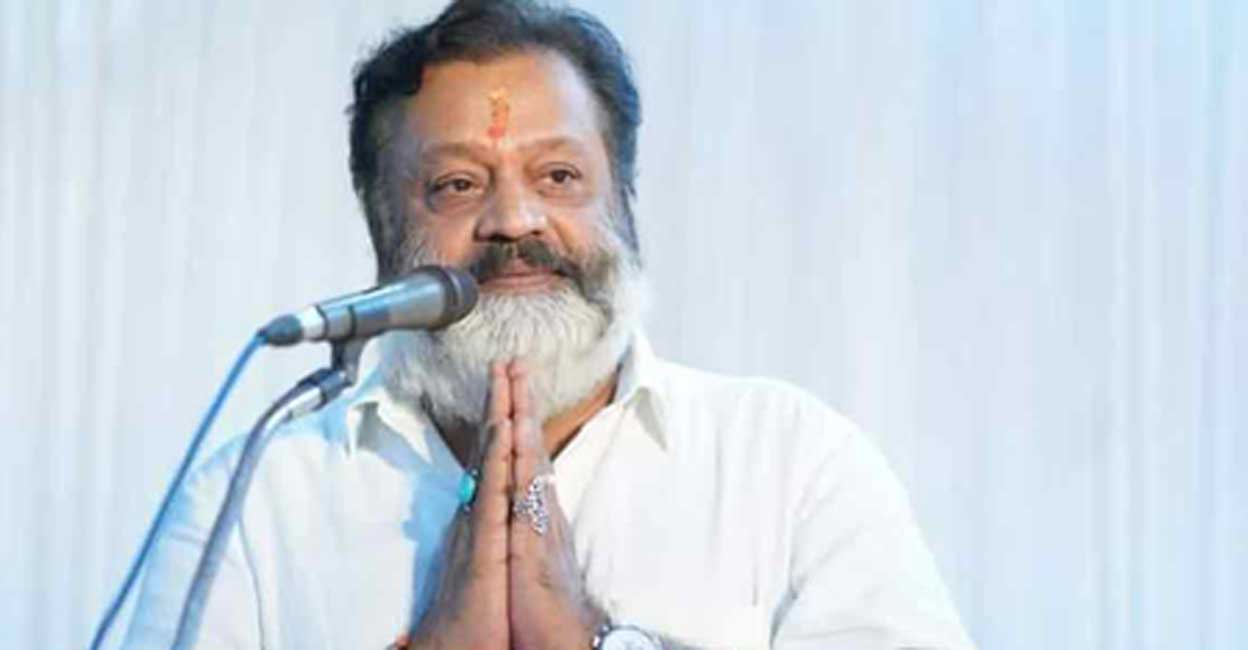 Suresh Gopi Actor-politician Suresh Gopi. Photo: IANS