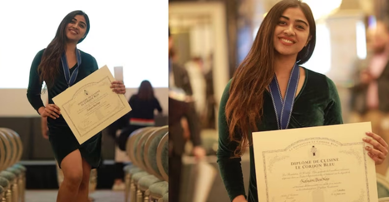 Kalyani graduated from Le Cordon Bleu in London. Photos: Instagram | kalyani_insta