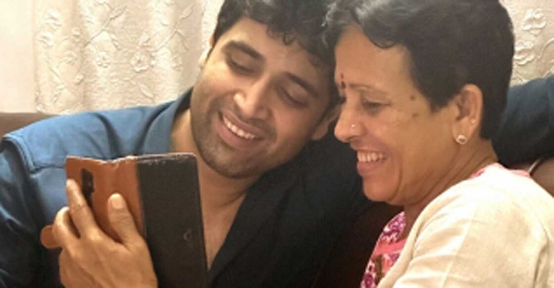 On the film's first anniversary, Sesh spent the day with Unnikrishnan's family in Bangalore. Photo: IANS