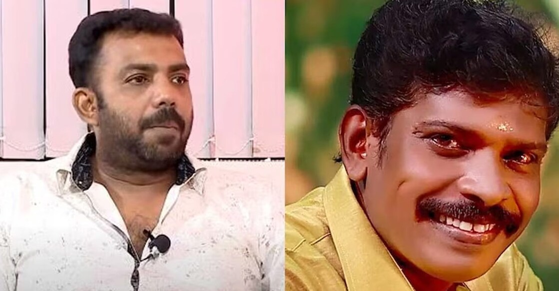 Azees says Kollam Sudhi was his mentor. Photos: Instagram