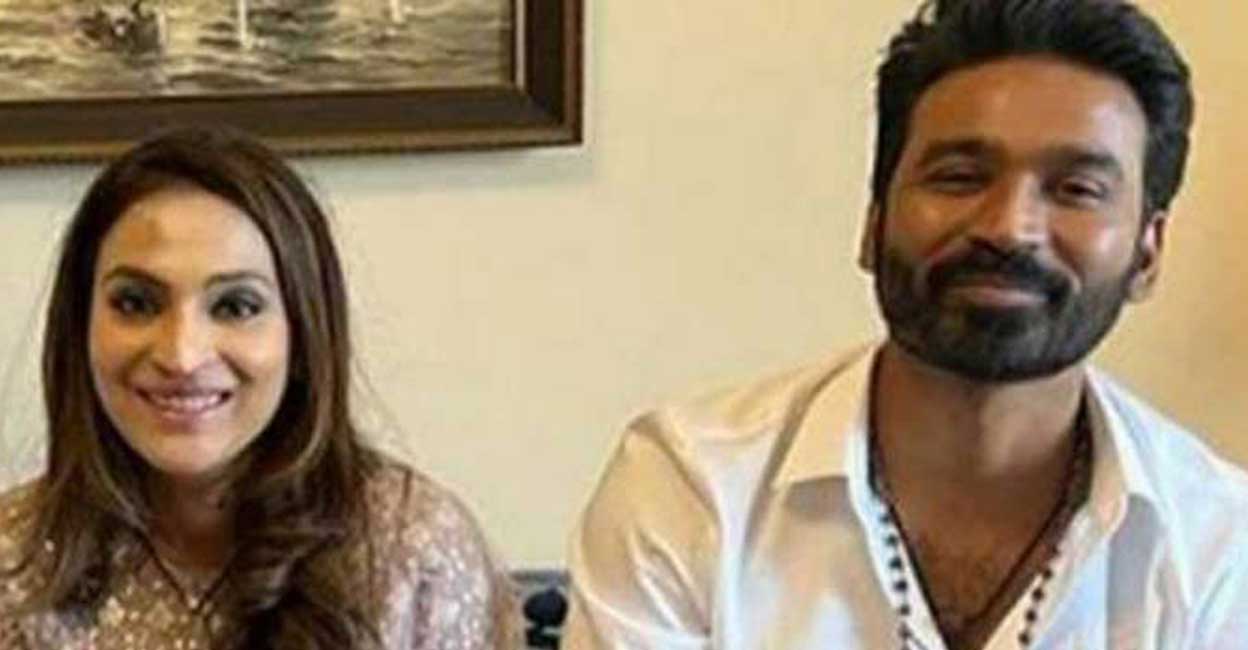 Aishwarya Rajinikanth and Dhanush. Photo: Manorama