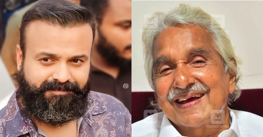 Kunchacko Boban was among those who received the former chief minister's body at the Thiruvananthapuram airport. Photo: Facebook