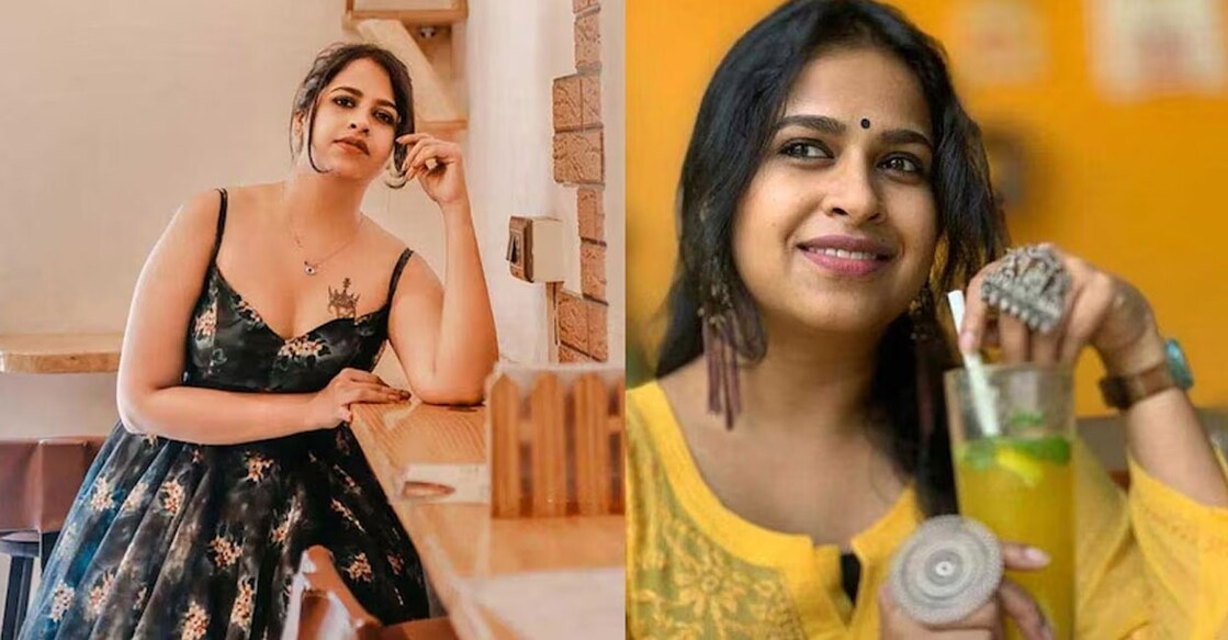 The actor rose to fame playing the protagonist in the Mazhavil Manorama serial 'Pattu Saree'. Photos: Instagram | radhika_venugopal_sadhika