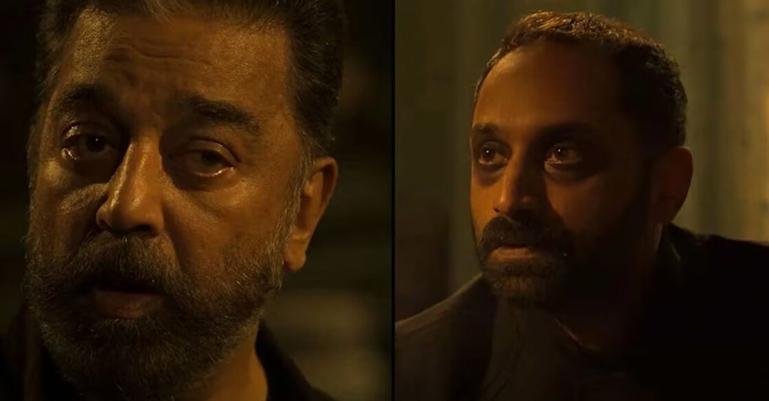 Mollywood actor Fahadh Faasil in 'Vikram'. Photo: Movie still