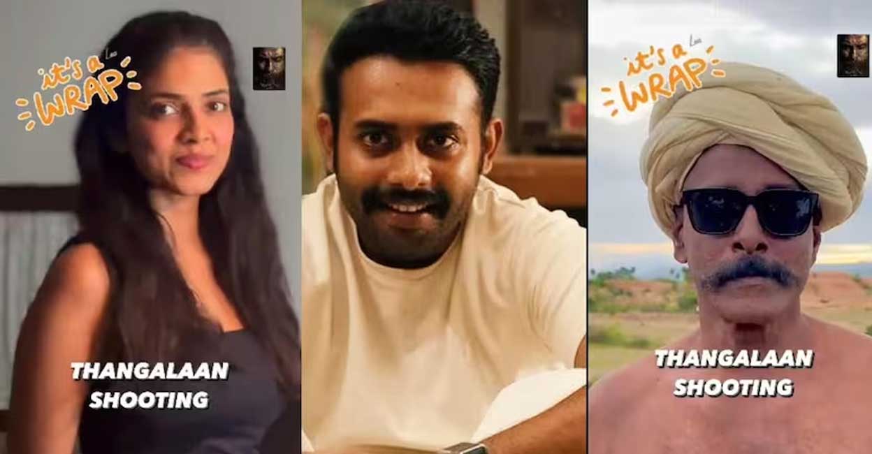 Vikram has once again tried a huge makeover for his character in 'Thangalaan'. Photo: Instagram/Yuvraaj