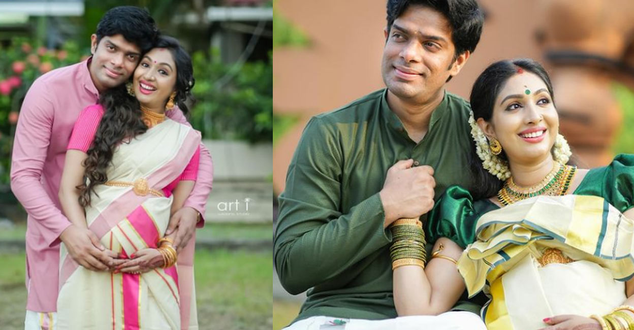 urmila-unni-pregnancy The parents have named their daughter Dheemahee Nithesh Nair. Photos : Instagram | uttharaunni