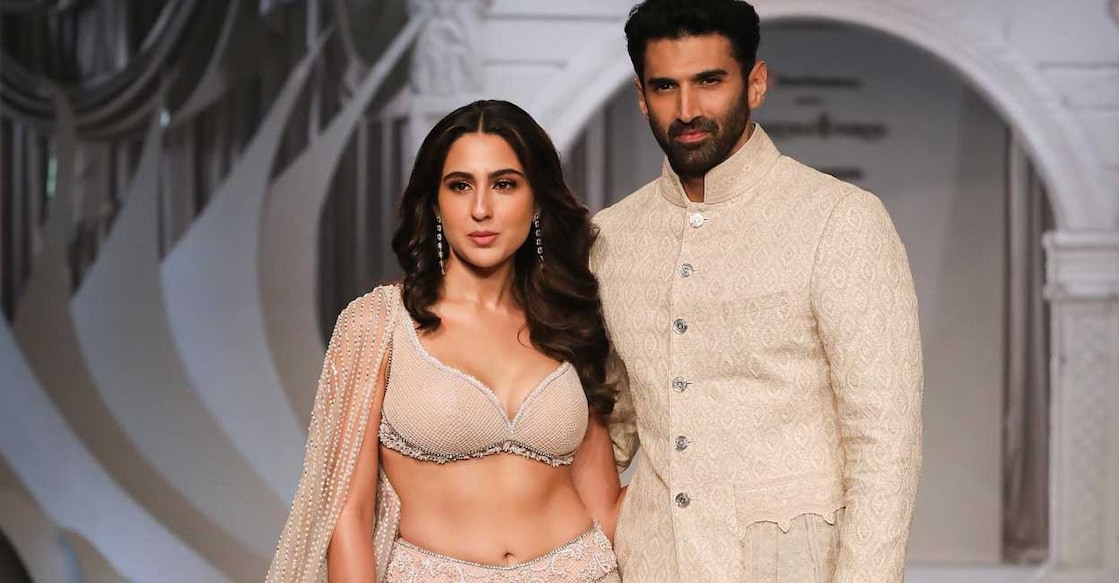 Sara Ali Khan, Aditya Roy Kapur Sara Ali Khan, Aditya Roy Kapur. Photo: Twitter/@KeerthyNKalyani