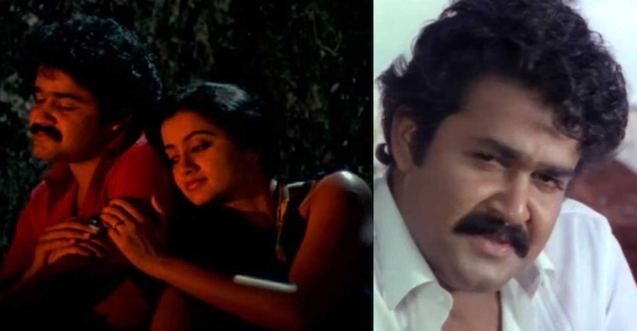 Mohanlal and Sumalatha. Photo: Manorama