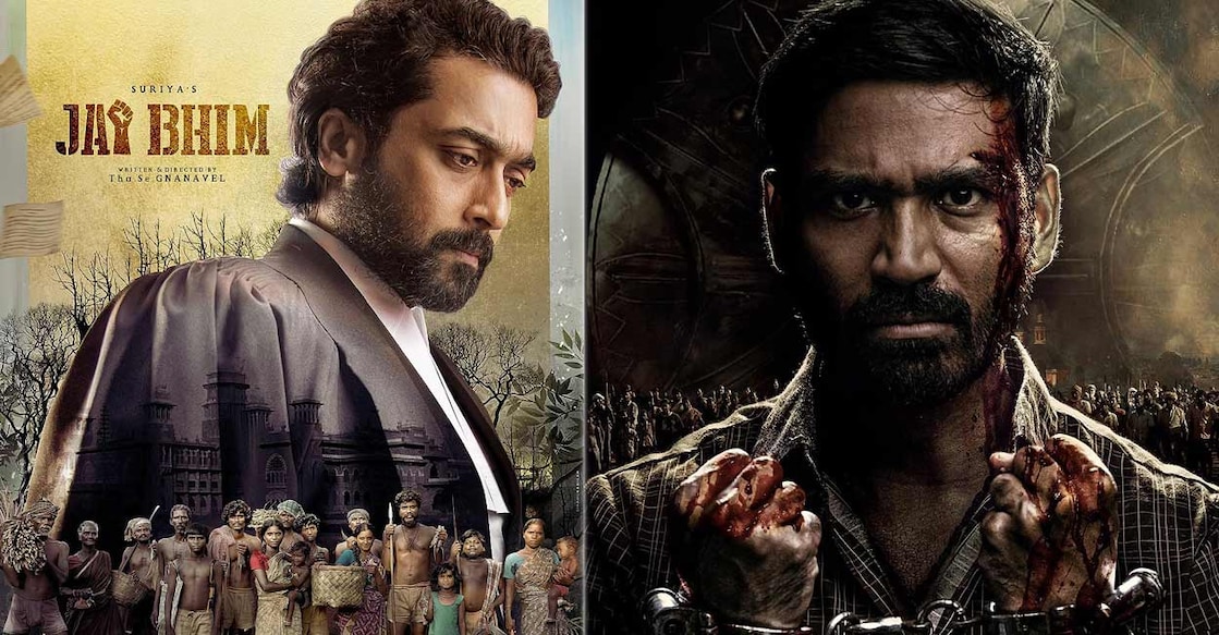 Movie posters: Jhai Bhim, Karnan