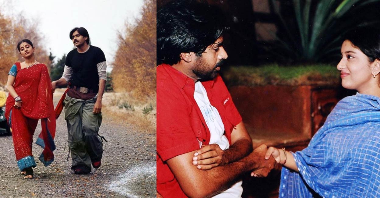 pawan-kalyan-meera-jasmine Meera Jasmine played Gowri in the movie. Photos: Instagram | @meerajasmine