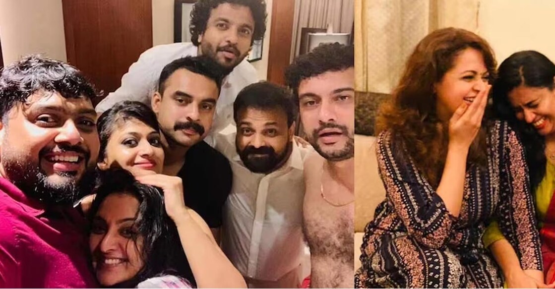 Tovino Thomas, Kunchacko Boban, Nivin Pauly, Geethu Mohandas and Priya Kunchacko were part of the beautiful frames. Photo: Manju Warrier | Instagram
