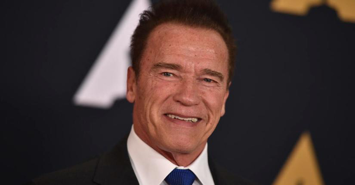 arnold-schwarzzaneger The actor was spotted with a bandaged arm recently. Photo: IANS